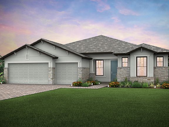 Exterior C2B with stone detail