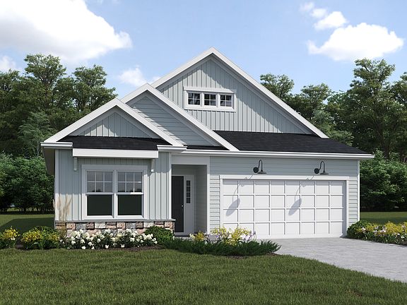 Betsy Ross - One Story - Farmhouse Elevation