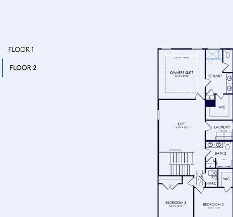 Moultrie Floor Plan, Quick Move-In Home, Floor 2