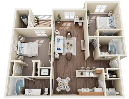 Floor plan The Hawkins