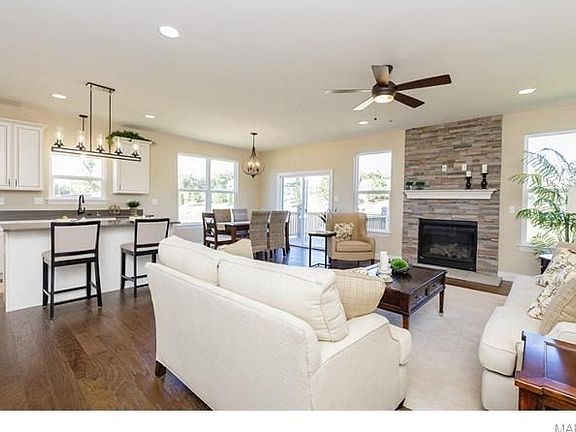 Great Room, Dining Room and Kitchen