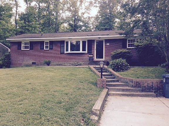 Parking pad and walkway