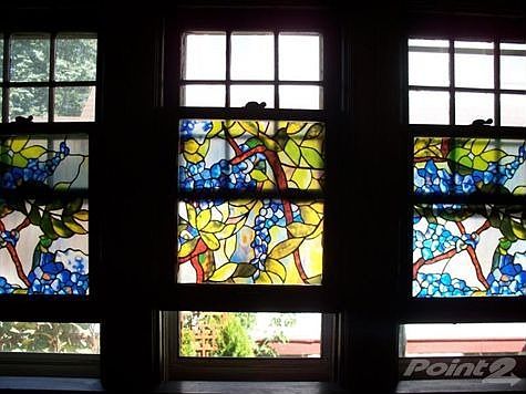 Stain Glass windows in foyer