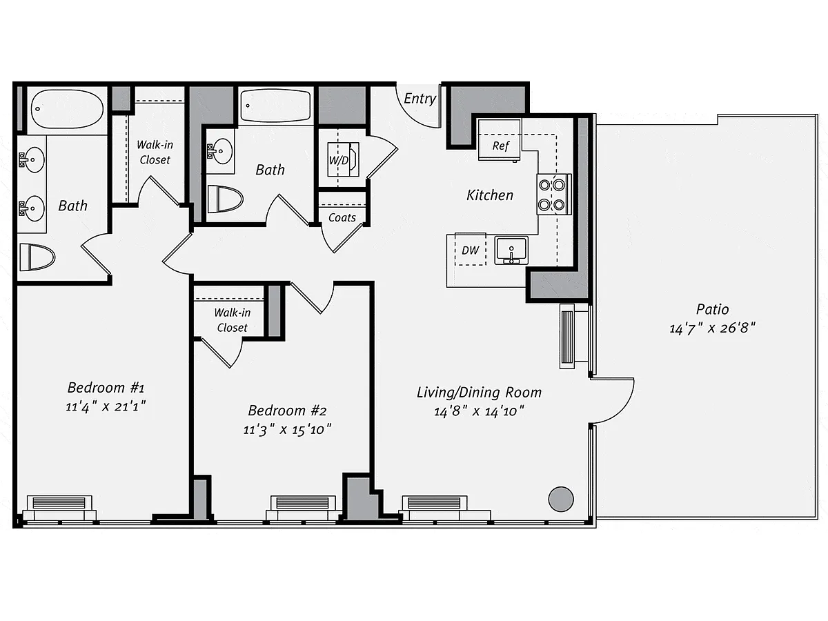 Floor plan The Bancroft