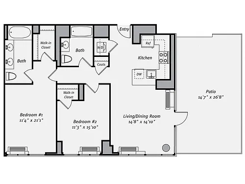 Floor plan The Bancroft