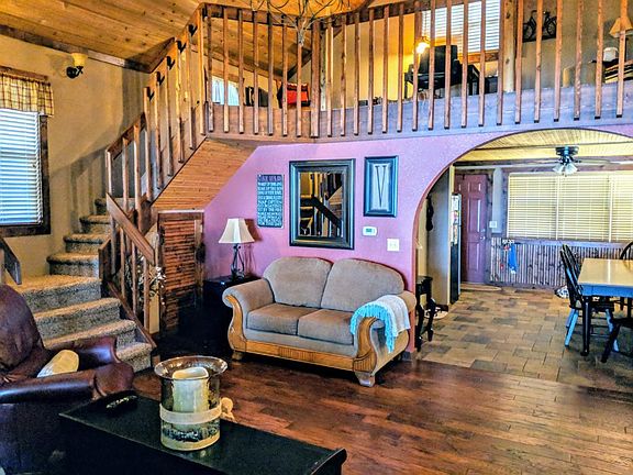 Great Room with Hardwood