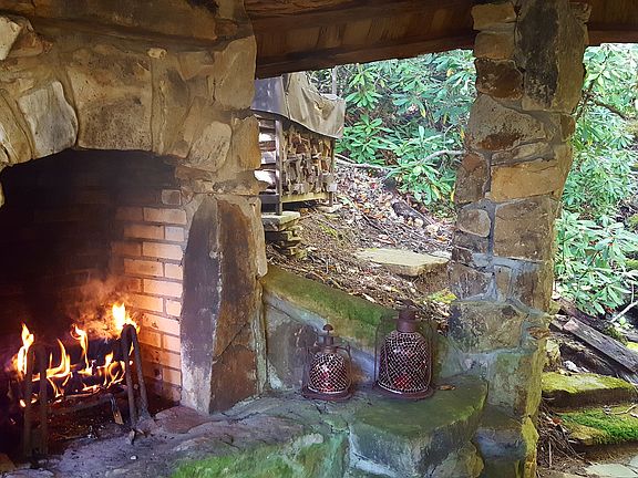 Gazebo Fireplace