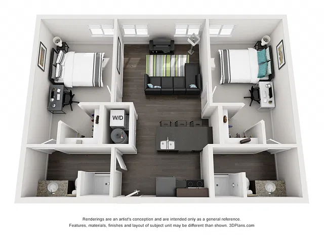 Floor plan 2X2