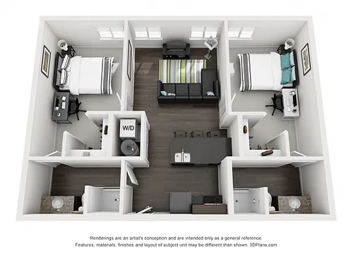 Floor plan 2X2