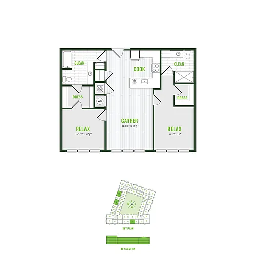 Floor plan B6B