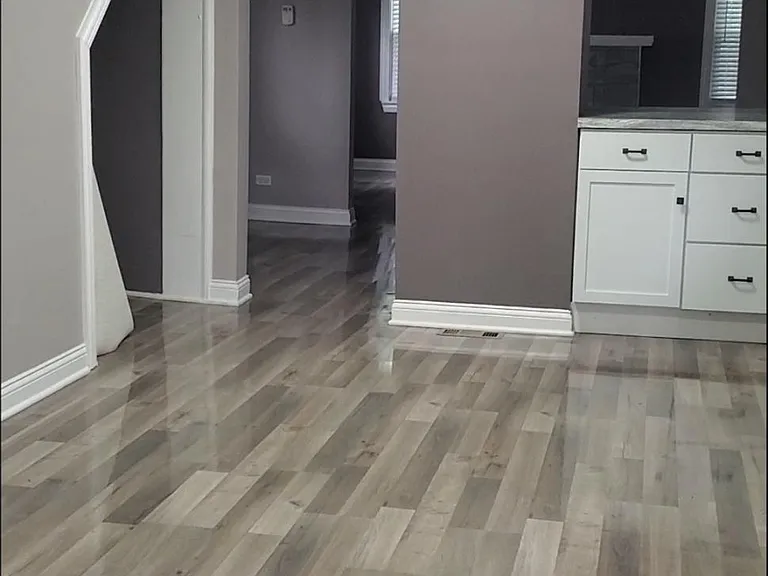 Beautiful flooring and painted walls