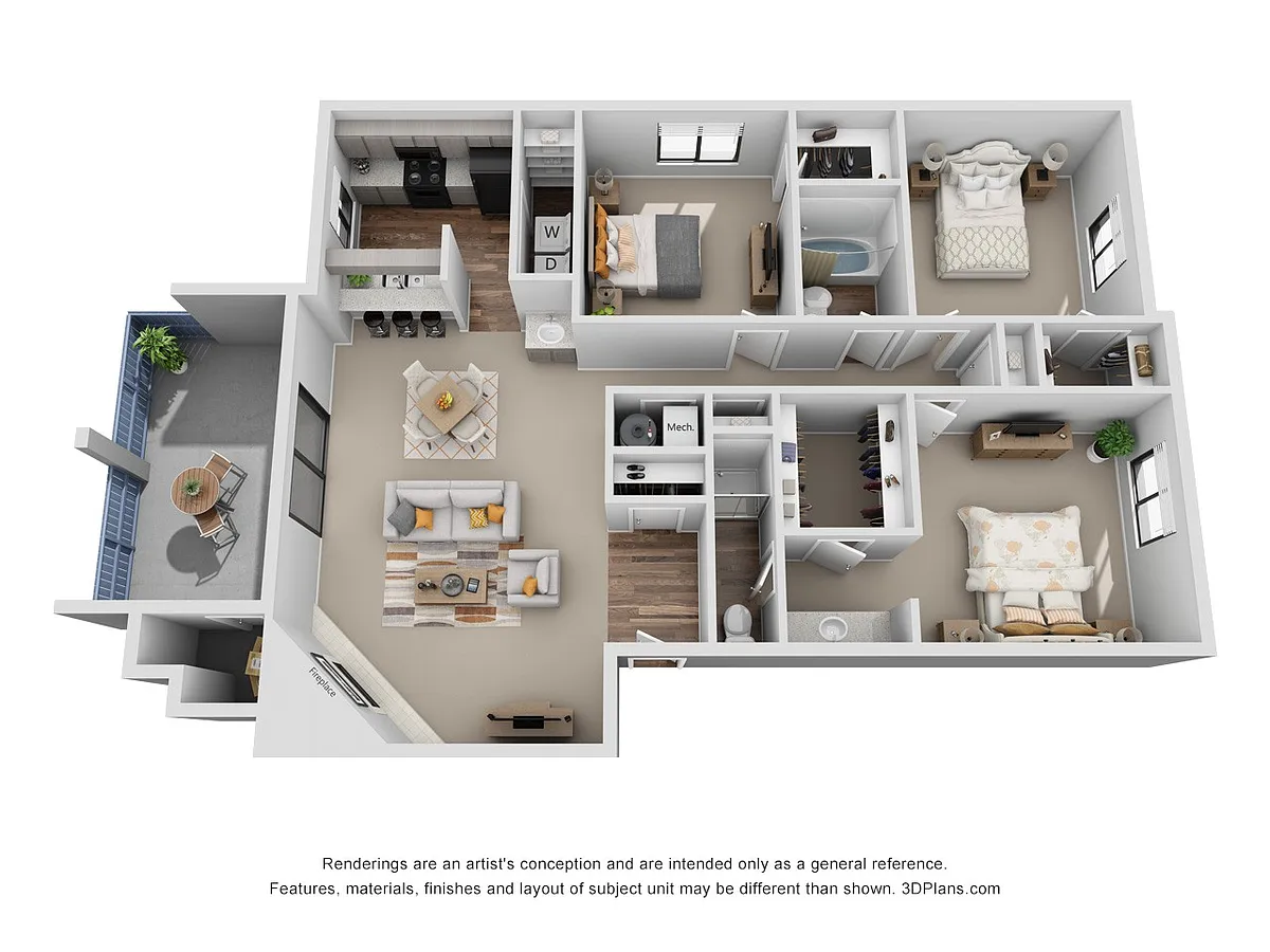 Floor plan Honeysuckle