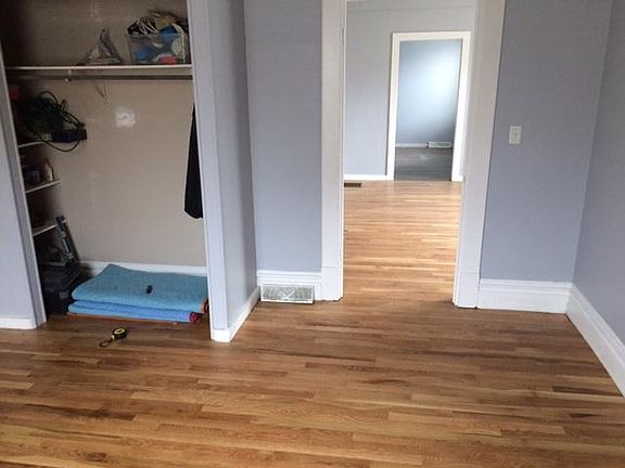 Inside front bedroom (tools in closet, doors to be installed