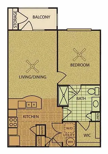 Floor plan 1 Bedroom