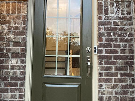 front door with ring security system