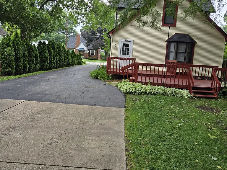 Driveway from Garage