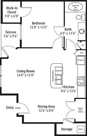 1 Bedroom 1 Bedroom
