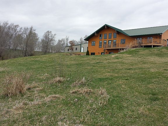 House view from the pond.