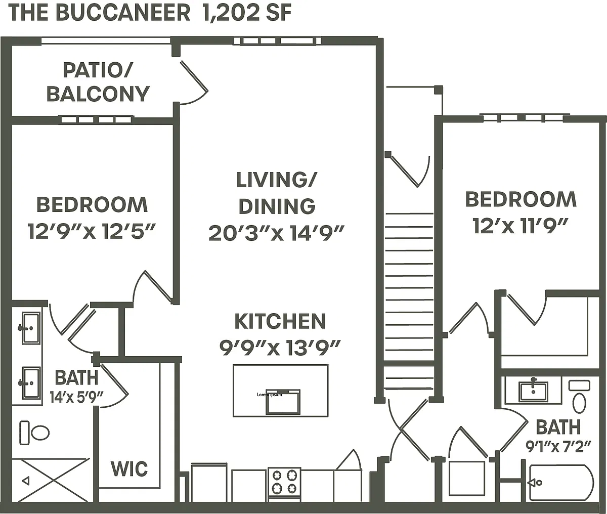 Floor plan The Buccaneer