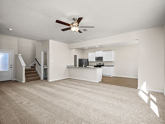 The open concept is great for hosting family game nights!