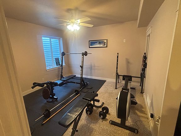 Gym equipment and closet space will be removed and thoroughly cleaned before move in.