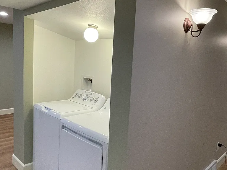 Landry area Washer & gas Dryer