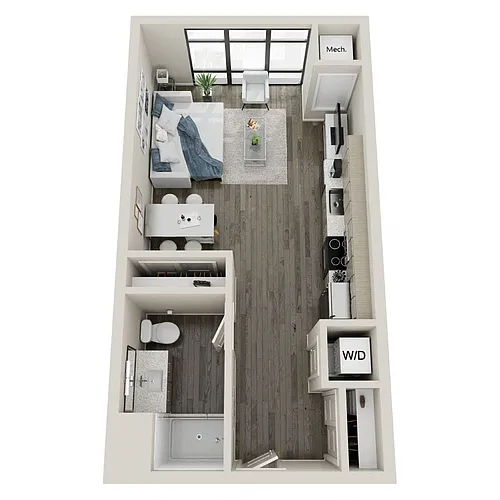 Floor plan S - Studio