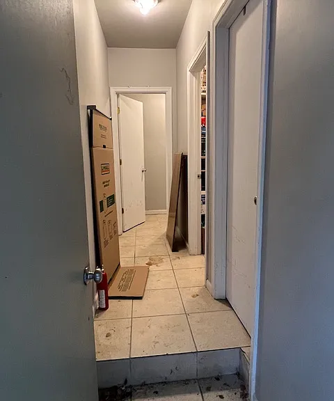 storage room on the first floor