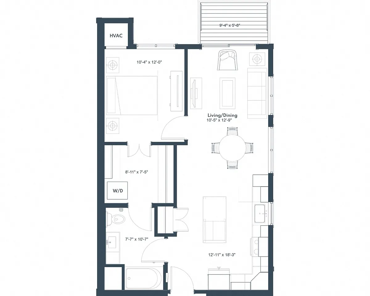 Floor plan Oar