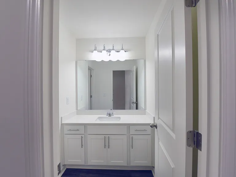 Hallway bathroom
