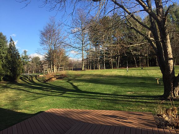 View from deck to back acre