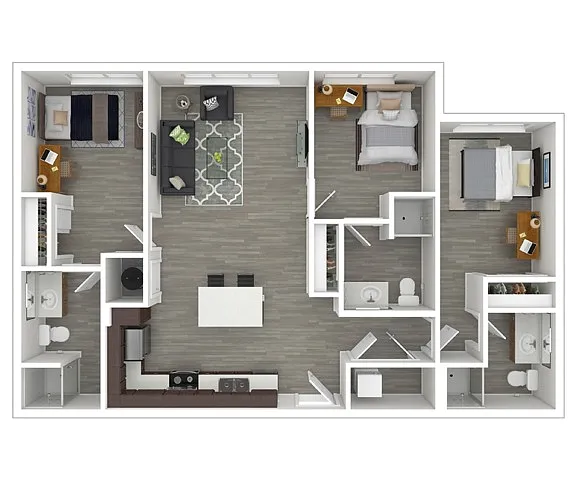 Floor plan 3X3 A
