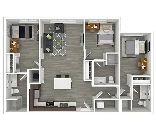 Floor plan 3X3 A