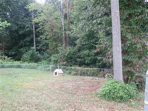 wooded view back yard