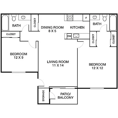 Floor plan The Delmar Premier 2