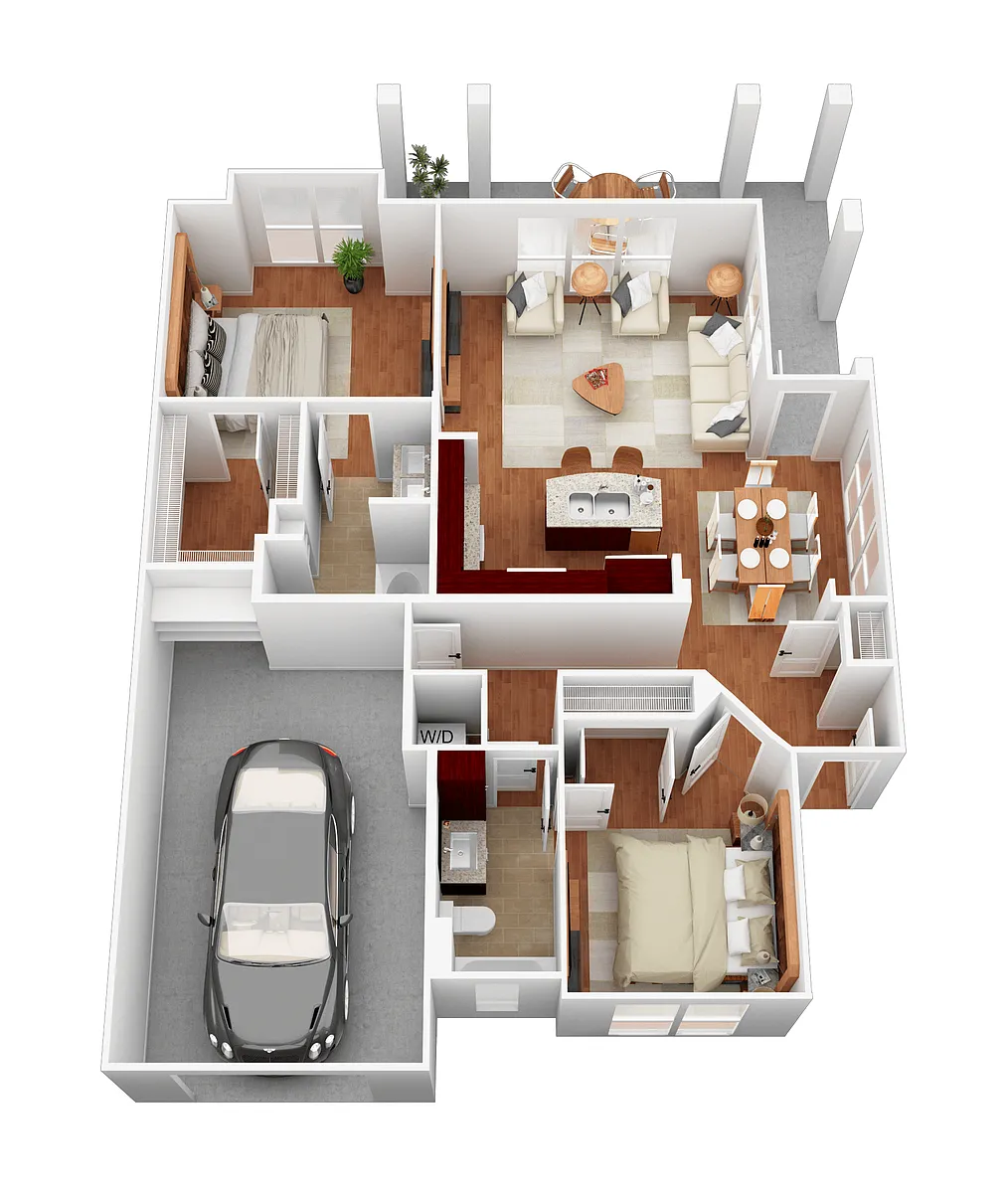 Floor plan Jade - Townhome