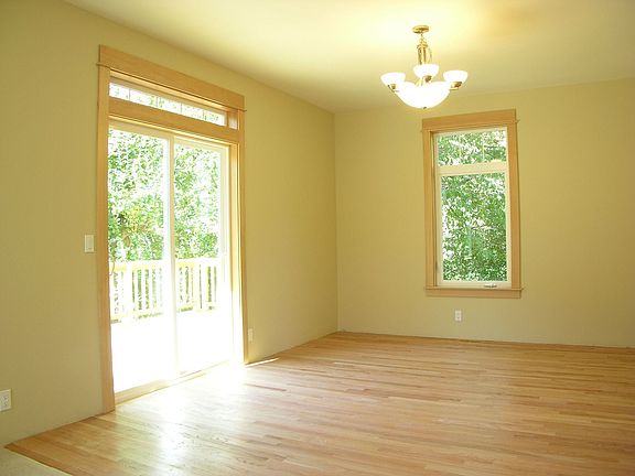Formal dining room with south facing porch