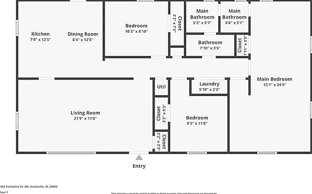 3 bed, 1.5 bath, 1225 sqft, $1,445 — Photo 2