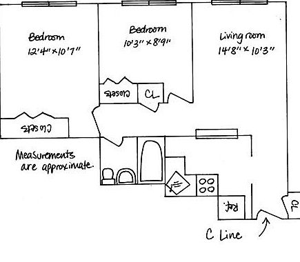 2nd image of 2520 Crescent St APT 2C