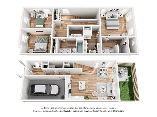Floor plan Jasmine Townhome