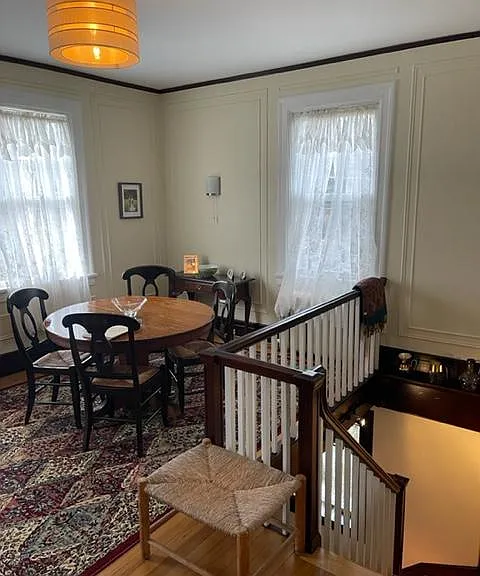 dining area with furniture (not included)