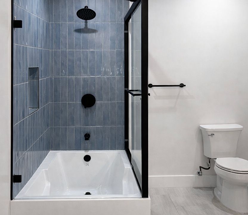 Newly remodeled bathroom