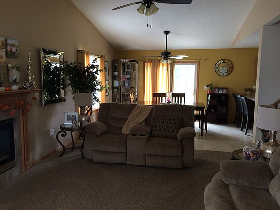 Open concept living spaces