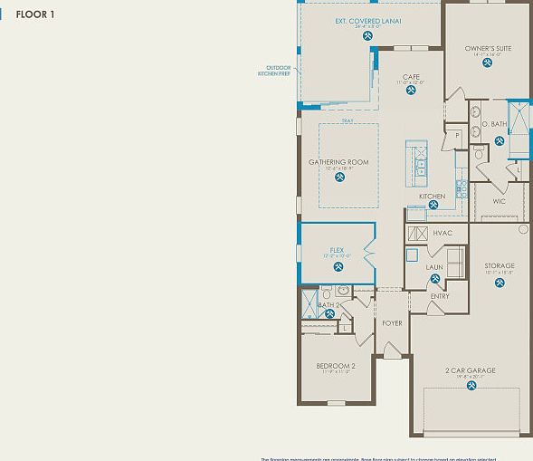 Mystique Floor Plan, Quick Move-In Home, Floor 1