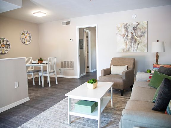 Dining and living room