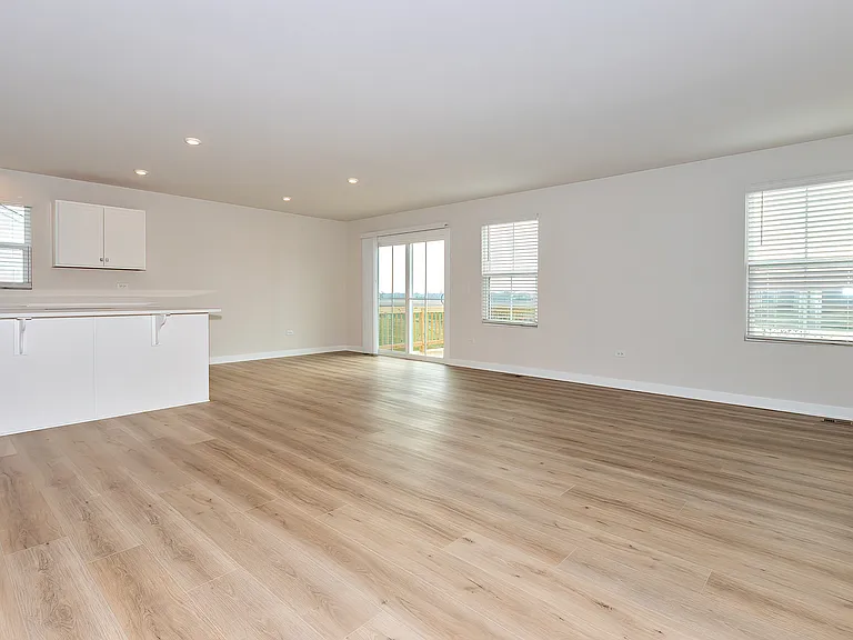 Open-Concept Living and Kitchen Space
