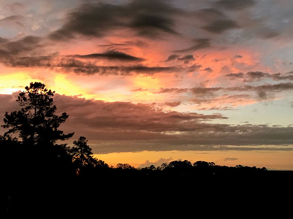 View sunset from deck