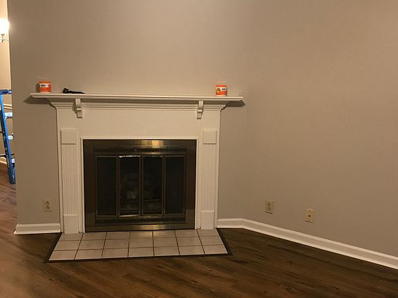 fireplace in living room