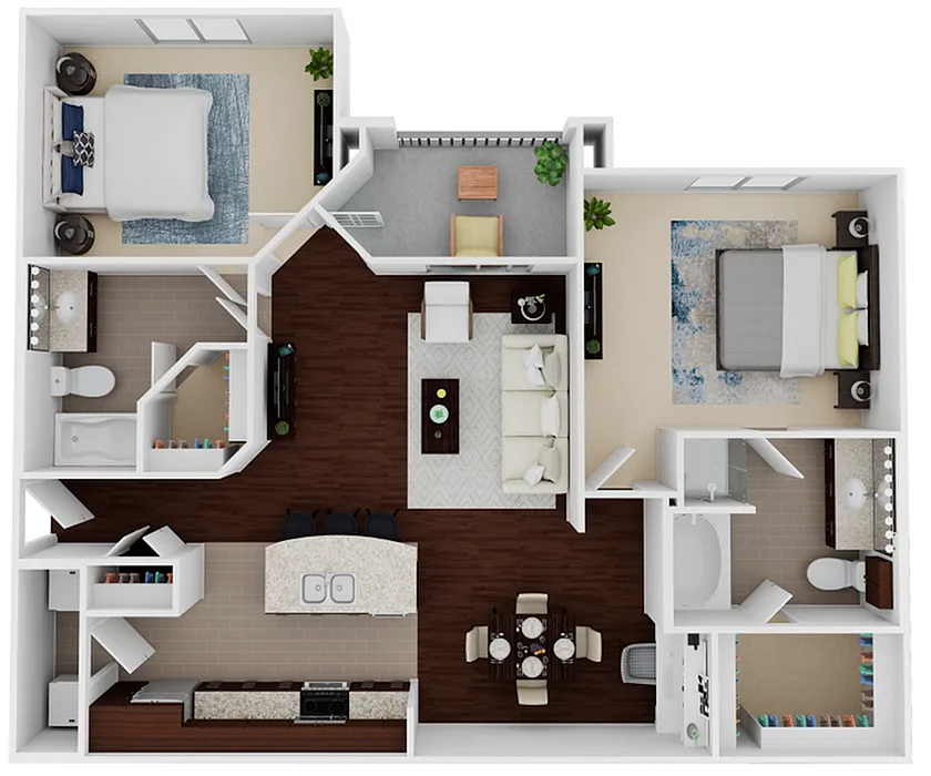 Floor plan B1 - Classic