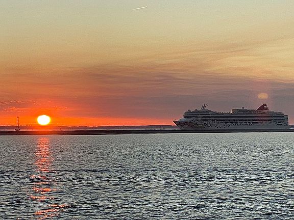 Westward view from deck